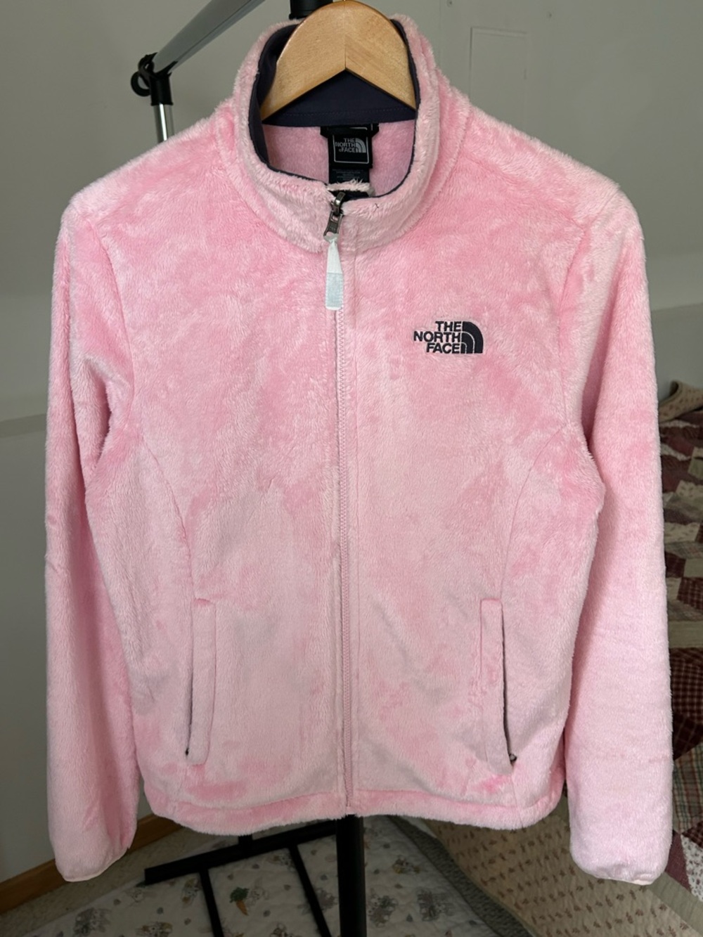 The North Face Pink Fleece Jacket Medium